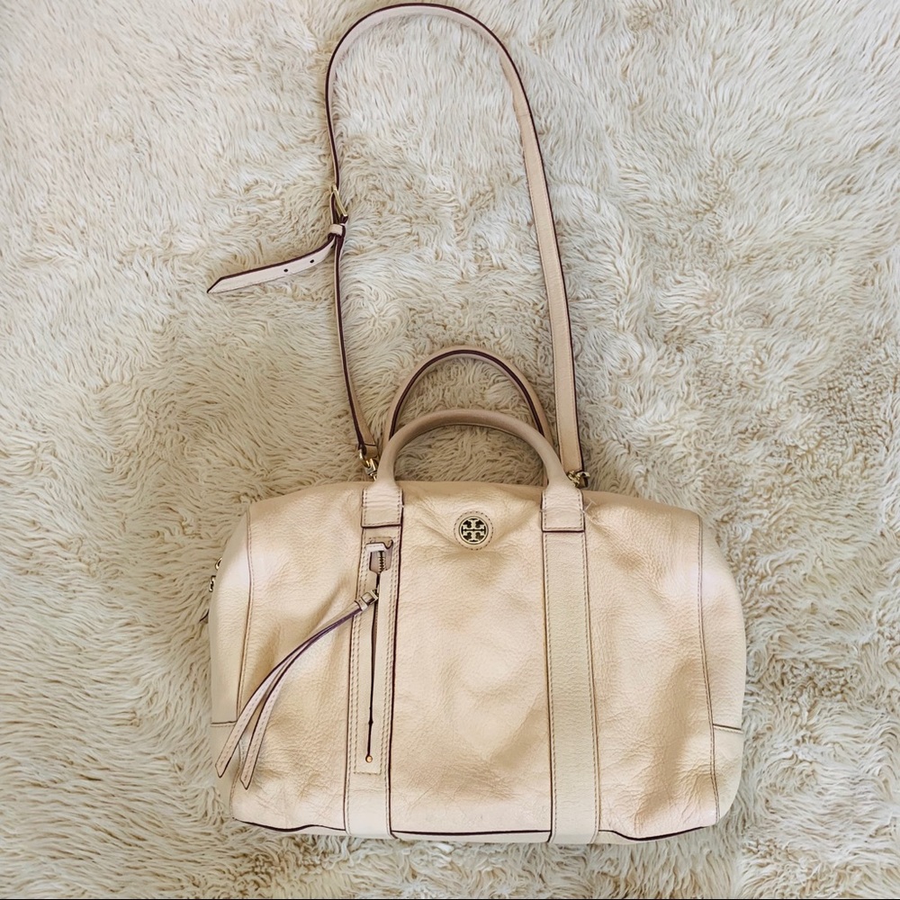 Tory Burch Brody Light Pink Satchel Purse